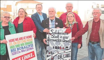 (von links): Susanne Adler-Grant, Stephie Karger, Oliver Vornheder,