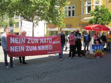 Mitglieder des Kreisverbandes DIE LINKE. Herford im Mai 2014.