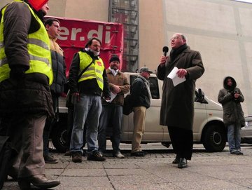 Ohne Streik wird's wohl keinen wirklichen Mindestlohn geben.